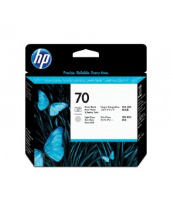 HP 70 tête d'impression DesignJet noir photo et gris clair