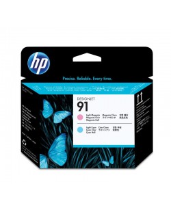 HP 91 DesignJet tête d'impression magenta clair et cyan clair
