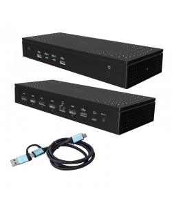 i-tec CA5MONITORDOCKPDIT station d'accueil Avec fil USB 3.2 Gen 1 (3.1 Gen 1) Type-C Noir