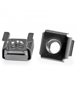 StarTech.com Lot de 50 Écrous Cage M6 à Trous Carrés et Outil d'Installation pour Baies de Serveurs, Armoires et Boîtiers de