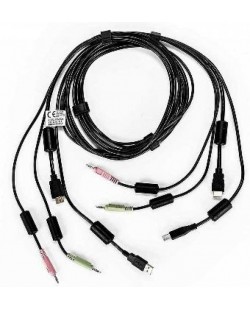 Vertiv Avocent 1 x HDMI (Type A) Mâle Audio/Vidéo numérique, Type B USB, 2 x Mini Jack Audio - 1 x HDMI (Type A) Mâle Audio/