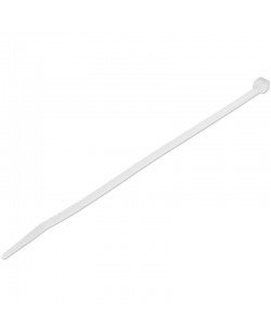 StarTech.com Colliers de Serrage 20 cm Blancs - Largeur 4 mm - Diam. faisceau 55 mm - Résistance traction 22 kg - Fermeture gli