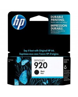 HP 920 Black Officejet Ink Cartridge cartouche d'encre 1 pièce(s) Original Noir