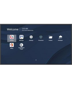 Viewsonic CDE8614-2C Écran d'affichage dynamique Écran plat de signalisation numérique 2,18 m (86") LCD Wifi 500 cd/m² 4K Ul