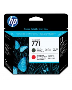 HP 771 tête d'impression DesignJet noir mat/rouge chromatique