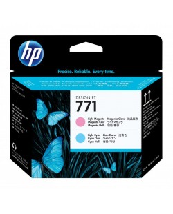HP 771 tête d'impression DesignJet magenta clair/cyan clair
