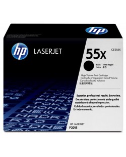 HP 55X toner LaserJet noir grande capacité authentique