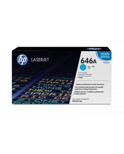 HP 646A toner LaserJet cyan authentique