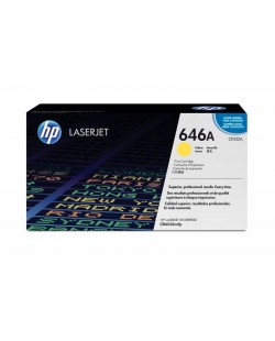 HP 646A toner LaserJet jaune authentique