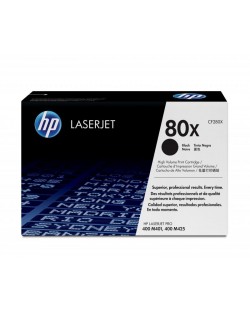 HP 80X toner LaserJet noir grande capacité authentique
