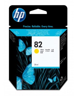 HP 82 28-ml Yellow DesignJet Ink Cartridge tête d’impression A jet d'encre thermique