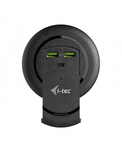 i-tec Built-in Desktop Fast Charger, USB-C PD 3.0 + 3x USB 3.0 QC3.0, 96 W