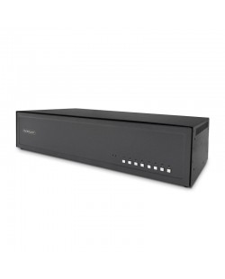 StarTech.com Switch KVM Sécurisé à 8 Ports pour Deux Écrans, DisplayPort, 4K 30 Hz, KVM de Bureau NIAP 4.0, Boîtier Métall
