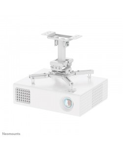 Neomounts CL25-530WH1 Support de plafond pour vidéoprojecteur - h25.5 cm - installation facile - orientable