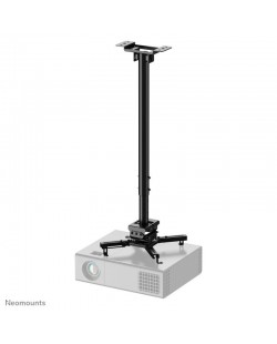 Neomounts CL25-550BL1 Support de plafond pour vidéoprojecteur - h74.5-114.5 cm - installation facile - orientable