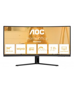 AOC B3 CU34B3E écran plat de PC 86,4 cm (34") 3440 x 1440 pixels Wide Quad HD LED Noir