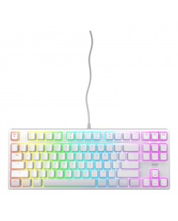 CHERRY K4V2 TKL clavier Gaming USB QWERTY Anglais américain Blanc