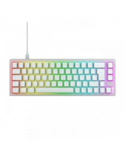 CHERRY K5V2 Compact clavier Gaming USB QWERTY Nordique Blanc