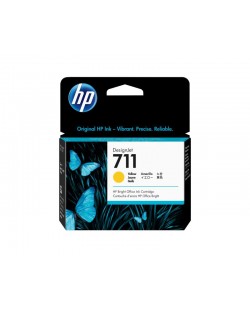 HP 711 cartouche d'encre DesignJet jaune, 29 ml