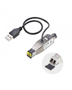 StarTech.com Convertisseur de Média Fibre Gigabit vers Ethernet RJ45, Optique Monomode 10km/Multimode 800m, Alimenté par USB,
