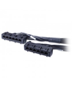APC 50ft Cat6 UTP, 6x RJ-45 - 6x RJ-45 câble de réseau Noir 15,24 m U/UTP (UTP)