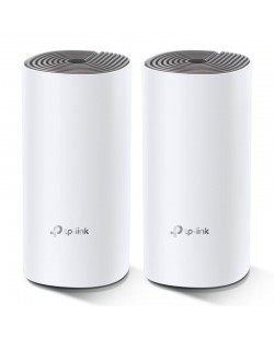 TP-Link Deco E4 (2-pack) Bi-bande (2,4 GHz / 5 GHz) Wi-Fi 5 (802.11ac) Blanc, Gris Interne