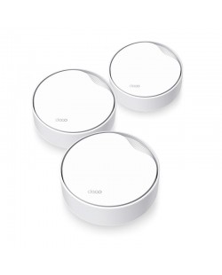 TP-Link DECO X50-PoE(3-PACK) Bi-bande (2,4 GHz / 5 GHz) Wi-Fi 6 (802.11ax) Blanc 2 Interne