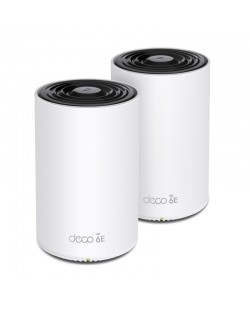 TP-Link Deco XE75 Pro (2-pack) Tri-bande (2,4 GHz / 5 GHz / 6 GHz) Wi-Fi 6E (802.11ax) Blanc 3 Interne