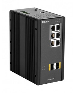 D-Link DIS‑300G‑8PSW Géré L2 Gigabit Ethernet (10/100/1000) Connexion Ethernet, supportant l'alimentation via ce port (PoE