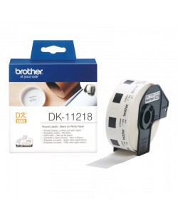 Brother DK-11218 étiquette à imprimer Blanc