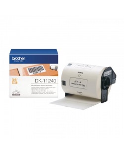 Brother DK-11240 - Rouleau d'étiquettes original – Noir sur blanc, 102 x 51 mm