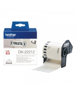Brother DK-22212 - Rouleau de film continu original – Noir sur blanc, 62 mm