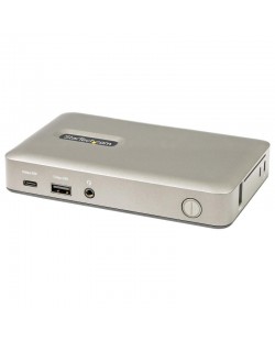 StarTech.com Dock USB C - USB-C vers DisplayPort 4K 30Hz ou VGA - Chargement USB Power Delivery 65W - Hub USB 3.1 Gen 1 à 4 por