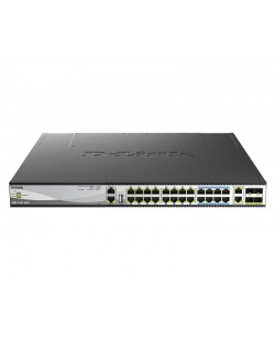 D-Link DMS-3130-30PS commutateur réseau Géré L3 2.5G Ethernet (100/1000/2500) Connexion Ethernet, supportant l'alimentation v