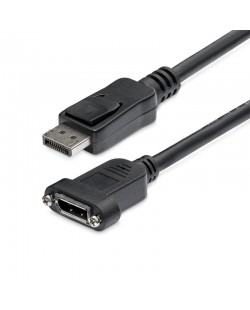StarTech.com Câble DisplayPort à Montage sur Panneau de 91cm - 4K x 2K - Câble d'Extension DP 1.2 M/F - Câble d'Extension Vi