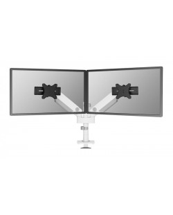 Neomounts DS65S-950WH2 Support d'écran à fixer 24-34" - ressort à gaz - Topfix - multiréglable - arrêt 180°
