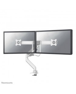 Neomounts DS75-450WH2 Support d'écran à fixer 17-32" - ressort à gaz - Topfix - arrêt 180°