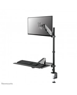 Neomounts DS90-325BL1 Station de travail assis-debout pour bureau 17-32" - ressort à gaz