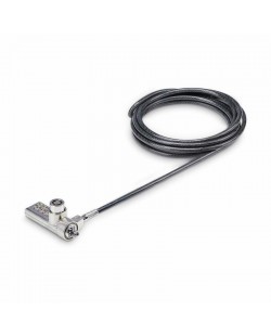 StarTech.com Lot de 10 Antivols à Double Accès pour Ordinateur Portable, Câble de Sécurité de 2m à Clé et à Combinaison