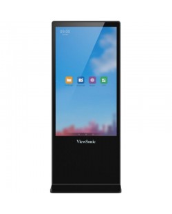 Viewsonic EP5542T Écran d'affichage dynamique Conception Totem 139,7 cm (55") LED 450 cd/m² 4K Ultra HD Noir Écran tactile An