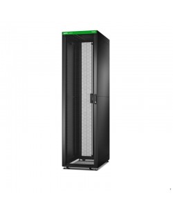 APC Baie EasyRack 600mm/48U/1000mm avec toit, panneau latéral, roulettes, noir