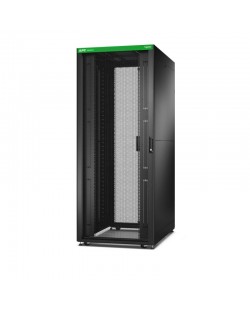 APC Baie EasyRack 800mm/42U/1100mm avec toit, panneau latéral, roulettes, noir