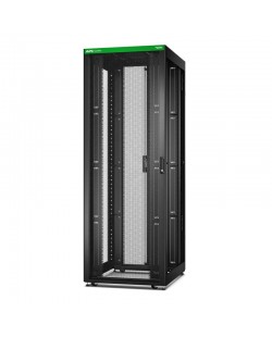APC Baie EasyRack 800mm/48U/1000mm avec toit, sans panneau latéral, roulettes, noir