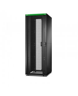 APC Baie EasyRack 800mm/48U/1000mm avec toit, panneau latéral, roulettes, noir