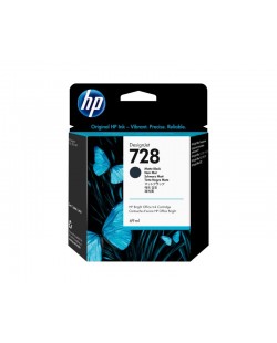 HP 728 cartouche d'encre DesignJet noire mate 69 ml