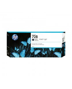 HP 728 cartouche d'encre DesignJet noire mate 300 ml