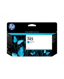 HP Cartouche d'encre DesignJet 745 cyan, 130 ml