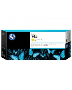 HP Cartouche d'encre DesignJet 745 jaune, 300 ml