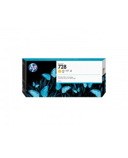 HP 728 DesignJet cartouche d'encre jaune, 300 ml