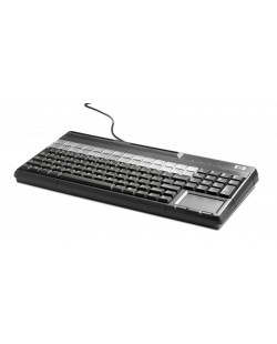 HP Clavier USB avec lecteur de bande magnétique POS